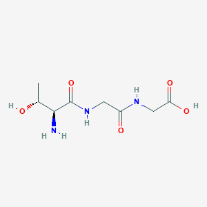 molecular formula C8H15N3O5 B1336510 H-Thr-Gly-Gly-OH CAS No. 66592-75-4