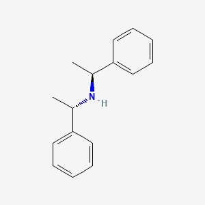 molecular formula C16H19N B1336516 (-)-Bis[(S)-1-phenylethyl]amine CAS No. 21003-56-5