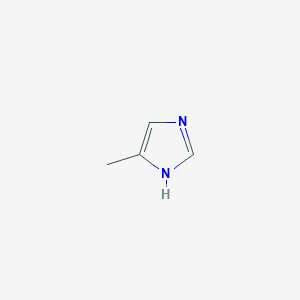 molecular formula C4H6N2 B133652 4-Methylimidazole CAS No. 822-36-6