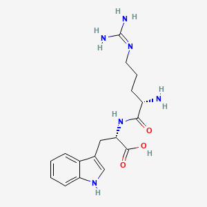 molecular formula C17H24N6O3 B1336531 Arg-Trp CAS No. 25615-38-7