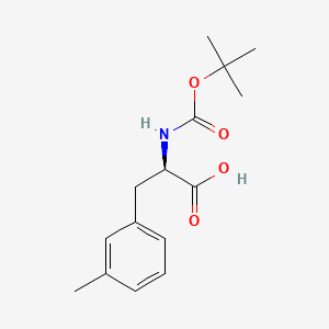 molecular formula C15H21NO4 B1336540 Boc-3-methyl-D-phenylalanine CAS No. 114873-14-2