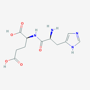 molecular formula C11H16N4O5 B1336547 His-Glu CAS No. 53634-28-9