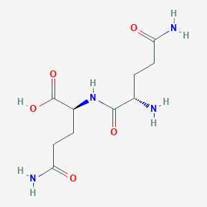 molecular formula C10H18N4O5 B1336548 Gln-Gln CAS No. 54419-93-1