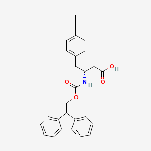 molecular formula C29H31NO4 B1336556 Fmoc-(R)-3-Amino-4-(4-tert-butyl-phenyl)-butyric acid 