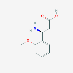 molecular formula C10H13NO3 B1336561 (S)-3-Amino-3-(2-methoxyphenyl)propanoic acid CAS No. 720662-28-2