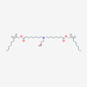 molecular formula C36H67NO5 B13365627 Di((Z)-non-2-en-1-yl) 8,8'-((2-hydroxyethyl)azanediyl)dioctanoate 