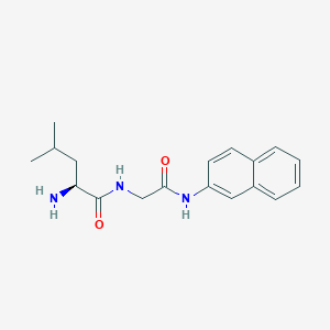 molecular formula C18H23N3O2 B1336565 L-leucylglycine 2-naphthylamide 