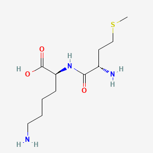 molecular formula C11H23N3O3S B1336571 H-Met-Lys-OH CAS No. 45214-88-8