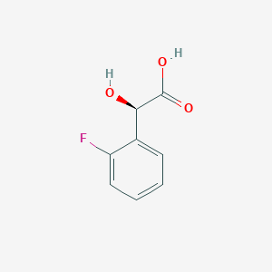 molecular formula C8H7FO3 B1336577 (R)-2-(2-Fluorophenyl)-2-hydroxyacetic acid CAS No. 32222-48-3