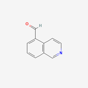 molecular formula C10H7NO B1336581 Isoquinoline-5-carbaldehyde CAS No. 80278-67-7