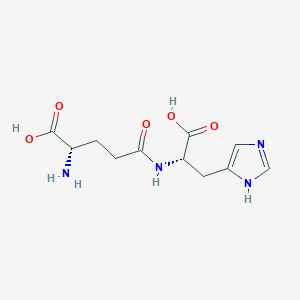 molecular formula C11H16N4O5 B1336585 gamma-Glutamylhistidine CAS No. 37460-15-4