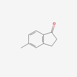 molecular formula C10H10O B1336591 5-Methyl-1-indanone CAS No. 4593-38-8