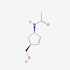(1R,4S)-1-acetylamino-4-(hydroxymethyl)-2-cyclopentene