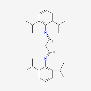 molecular formula C27H38N2 B13366228 N1,N3-Bis(2,6-diisopropylphenyl)propane-1,3-diimine 