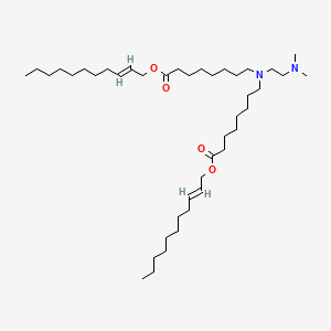 molecular formula C42H80N2O4 B13366236 Di((E)-undec-2-en-1-yl) 8,8'-((2-(dimethylamino)ethyl)azanediyl)dioctanoate 