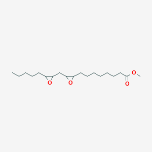 molecular formula C19H34O4 B13366251 Methyl 8-[3-[(3-pentyloxiran-2-yl)methyl]oxiran-2-yl]octanoate CAS No. 2500-56-3