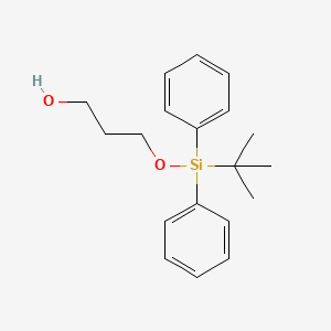 molecular formula C19H26O2Si B1336629 3-((叔丁基二苯甲硅烷基)氧基)丙-1-醇 CAS No. 127047-71-6
