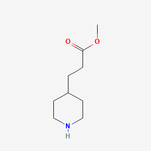 molecular formula C9H17NO2 B1336633 Methyl 3-(piperidin-4-yl)propanoate CAS No. 71879-50-0