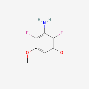 molecular formula C8H9F2NO2 B1336635 2,6-Difluoro-3,5-dimethoxyaniline CAS No. 651734-54-2
