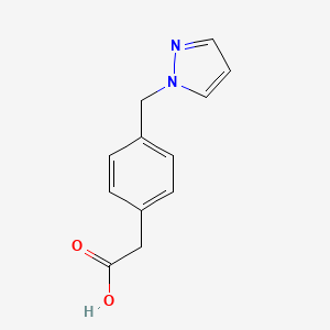 Benzeneacetic acid, 4-(1H-pyrazol-1-ylmethyl)-