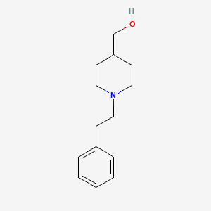 B1336640 [1-(2-Phenylethyl)piperidin-4-yl]methanol CAS No. 67686-02-6