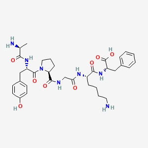 molecular formula C34H47N7O8 B1336648 Aypgkf CAS No. 380900-00-5