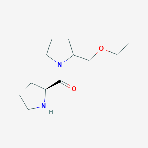 molecular formula C12H22N2O2 B13366870 1-(L-Prolyl)-2-(ethoxymethyl)pyrrolidine 