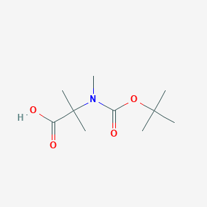 molecular formula C10H19NO4 B133669 Boc-N,2-二甲基丙氨酸 CAS No. 146000-39-7