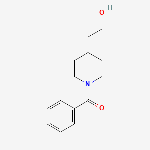 molecular formula C14H19NO2 B1336695 4-Piperidineethanol, 1-benzoyl- CAS No. 152902-80-2