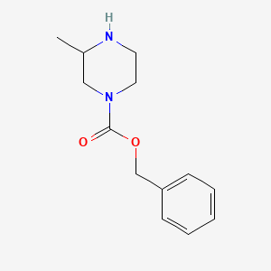 molecular formula C13H18N2O2 B1336696 Benzyl 3-methylpiperazine-1-carboxylate CAS No. 84477-85-0
