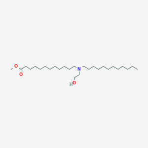 molecular formula C27H55NO3 B13366967 Methyl 12-(dodecyl(2-hydroxyethyl)amino)dodecanoate 