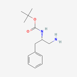 (S)-tert-Butyl (1-amino-3-phenylpropan-2-yl)carbamate