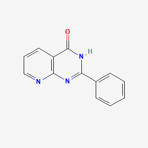 molecular formula C13H9N3O B13367055 2-phenylpyrido[2,3-d]pyrimidin-4(3H)-one CAS No. 16081-87-1