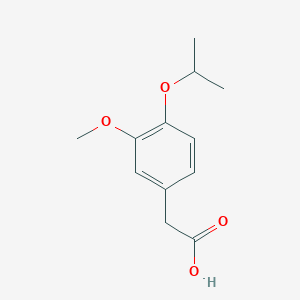 Benzeneacetic acid, 3-methoxy-4-(1-methylethoxy)-