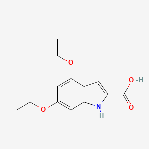 4,6-diethoxy-1H-indole-2-carboxylic Acid