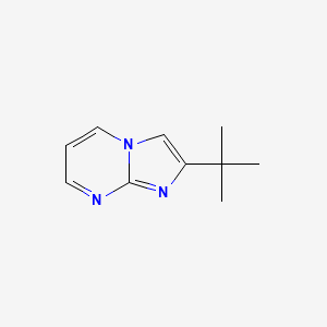 molecular formula C10H13N3 B1336735 2-Tert-butylimidazo[1,2-a]pyrimidine CAS No. 887360-66-9