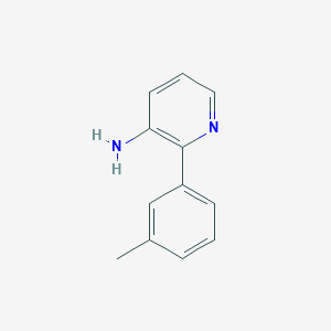 molecular formula C12H12N2 B1336754 2-(3-Methylphenyl)pyridin-3-amine CAS No. 886508-69-6