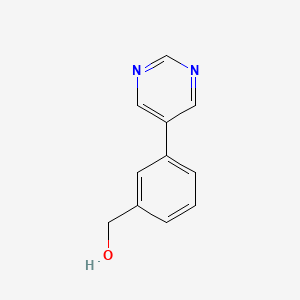 (3-Pyrimidin-5-ylphenyl)methanol