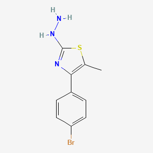 4-(4-bromophenyl)-2-hydrazinyl-5-methylThiazole