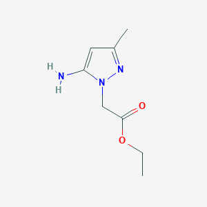 ethyl (5-amino-3-methyl-1H-pyrazol-1-yl)acetate