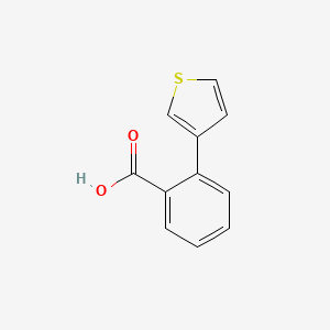 molecular formula C11H8O2S B1336785 2-(Thiophen-3-yl)benzoic acid CAS No. 20608-87-1