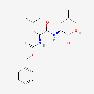 (S)-2-((S)-2-(((Benzyloxy)carbonyl)amino)-4-methylpentanamido)-4-methylpentanoic acid