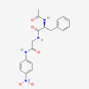 molecular formula C19H20N4O5 B1336816 AC-Phe-gly-pna 