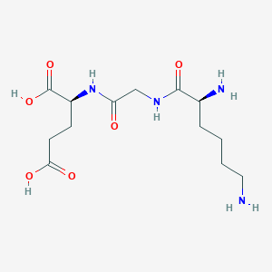 molecular formula C13H24N4O6 B1336826 H-LYS-GLY-GLU-OH CAS No. 88096-12-2