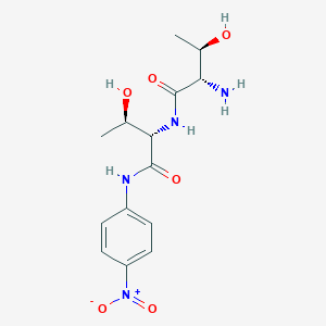 molecular formula C14H20N4O6 B1336834 (2S,3R)-2-amino-3-hydroxy-N-[(2S,3R)-3-hydroxy-1-(4-nitroanilino)-1-oxobutan-2-yl]butanamide 