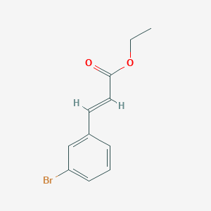 molecular formula C11H11BrO2 B1336847 Ethyl 3-(3-bromophenyl)acrylate CAS No. 24398-80-9