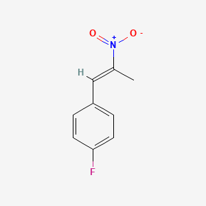 molecular formula C9H8FNO2 B1336850 Benzene, 1-fluoro-4-(2-nitropropenyl)- CAS No. 775-31-5