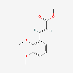 molecular formula C12H14O4 B1336857 2-Propenoic acid, 3-(2,3-dimethoxyphenyl)-, methyl ester CAS No. 15854-60-1