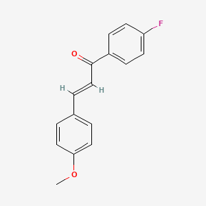 molecular formula C16H13FO2 B1336861 1-(4-氟苯基)-3-(4-甲氧基苯基)丙-2-烯-1-酮 CAS No. 2965-64-2