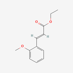 molecular formula C12H14O3 B1336868 乙酸(E)-邻甲氧基肉桂酯 CAS No. 24393-54-2